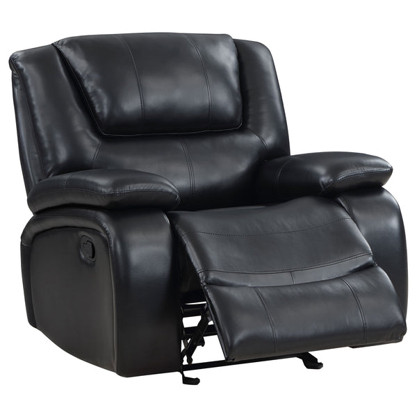 English Elm Elodie Glider Recliner Chair – Elegant Black Upholstered Comfort For Living Rooms & Reading Nooks B062P354071