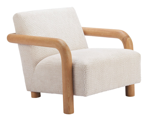 Zuo Modern Subliem Accent Chair In Cotton White – Stylish Modern Design With Solid Ash Wood Frame For Any Space White 100% Polyester,Plywood,Solid Ash Wood 110650-zuo-modern