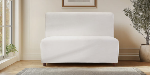 English Elm 49" Boucle Upholstered Compact Loveseat with Curved Back for Scandinavian Living Rooms W1687P372429
