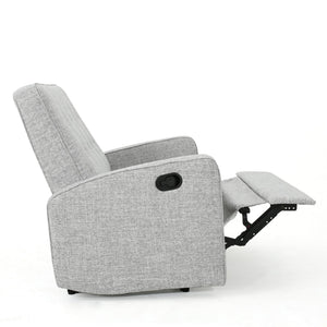 English Elm Christopher Knight Home® - 47" Wide Manual Standard Recliner with Plush Fabric Upholstery, Spacious 47" Seat, Durable Frame, Comfort LIGHT GREY 61259.00LGTW