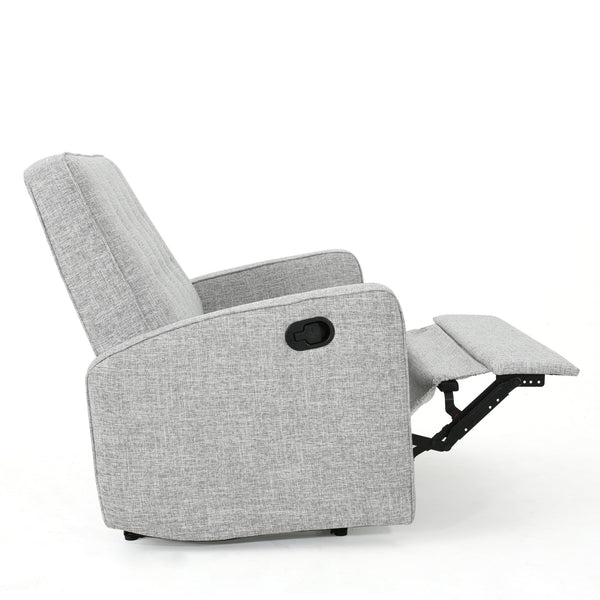 English Elm Christopher Knight Home® - 47" Wide Manual Standard Recliner with Plush Fabric Upholstery, Spacious 47" Seat, Durable Frame, Comfort LIGHT GREY 61259.00LGTW