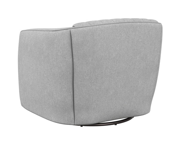 Sunpan Garrison Swivel Lounge Chair - Modern Elegance with Timeless Style and Comfortable Design Features Liv Dove