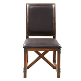 INK+IVY Lancaster Industrial Dining Chair FPF20-0377 Chocolate