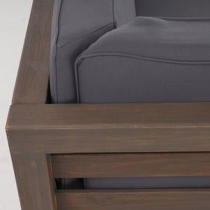 English Elm Oana Low Profile Accent Chair Compact Contemporary Seating for Living Room or Apartment 64497.00DGY-64498.00DGY