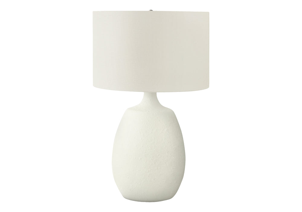 English Elm Lighting, Contemporary 26" Table Lamp With Cream Resin Base & Ivory Shade - Perfect For Any Space! B2710P220076
