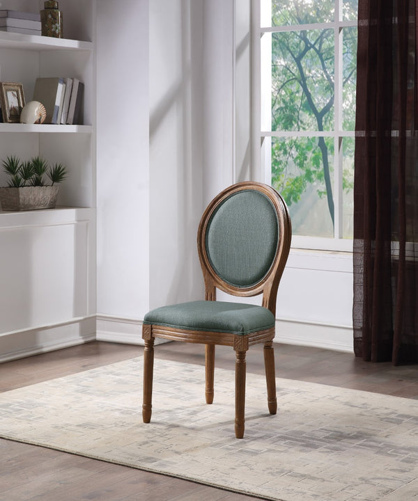 OSP Home Furnishings Lillian Oval Back Chair Klein Sea