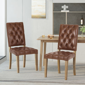 Christopher Knight Home® - Noble House - Kessler Contemporary Tufted Dining Chairs (Set Of 2)