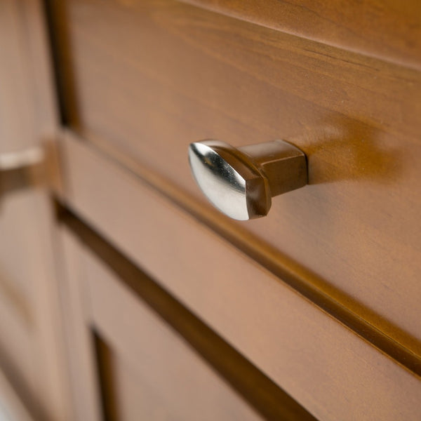 English Elm Warm Shaker 72" Tv Media Stand - Light Golden Brown, Solid Wood, Ample Storage & Cable Management B136P159577-GIGA