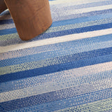 Nourison Whimsicle WHS12 Machine Made Power-loomed No Border Indoor Only Modern  Rug Blue Multicolor, Blue Multicolor 100% Polypropylene 99446833952