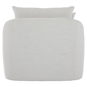 Bernhardt Bernhardt Asher Made-To-Order Fabric Swivel Chair With Curved Arms, Plush Cushions & 360° Base P1052SA