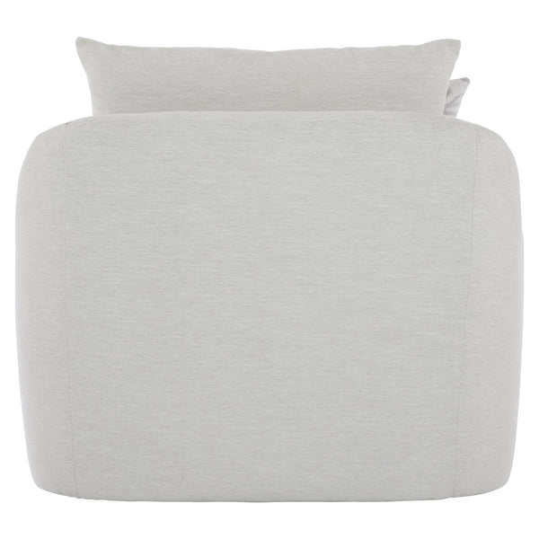 Bernhardt Bernhardt Asher Made-To-Order Fabric Swivel Chair With Curved Arms, Plush Cushions & 360° Base P1052SA