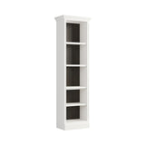 Parker House Shoreham - Effortless White 24 In. Bookcase Effortless White Acacia Solids / Birch Veneers SHO#424-EFW