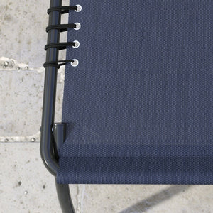 English Elm Outsunny Folding Chaise Lounge Set Of 2 - Adjustable Pool Chairs With Pillow For Ultimate Comfort W2225P174368-GIGA