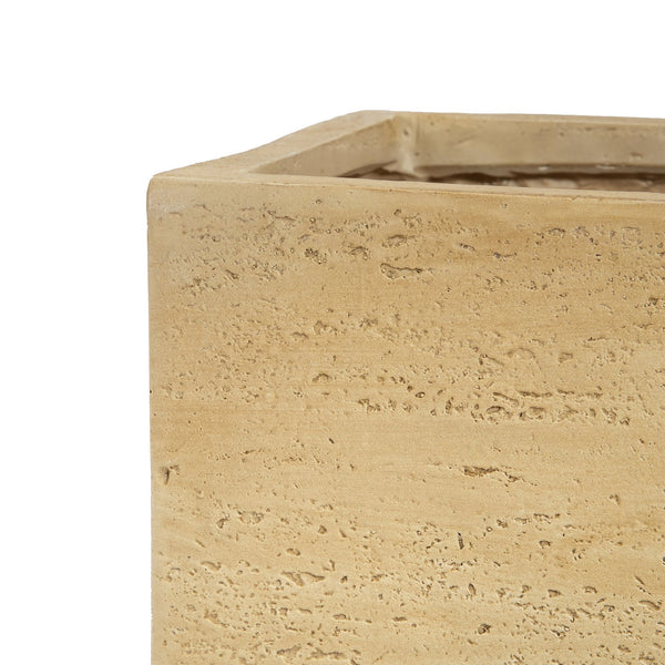English Elm Christopher Knight Home® - Mgo Handmade Rectangle Planter Box – Lightweight Travertine Beige, Perfect For Indoor & Outdoor Use N772P277549A