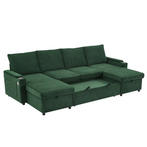 English Elm Swivel Barrel Accent Chair Chenille Tufted Round Club Seat for Living Room Lounge Green N719S002190F