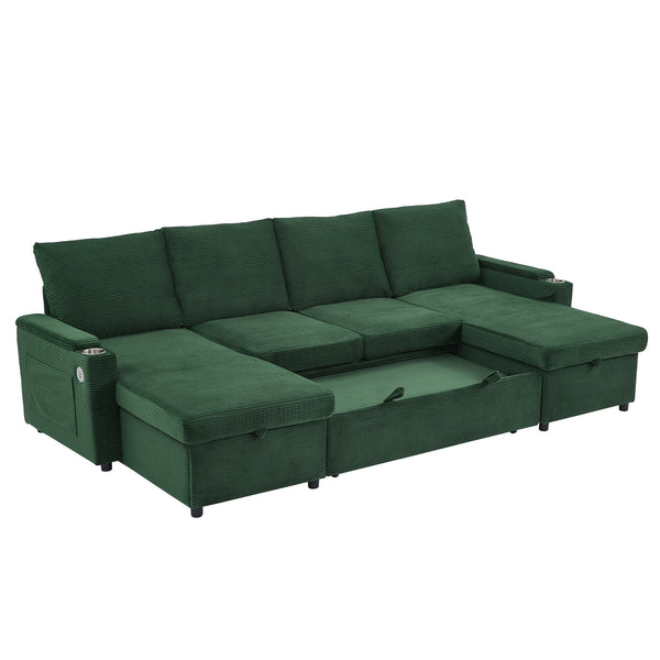 English Elm Swivel Barrel Accent Chair Chenille Tufted Round Club Seat for Living Room Lounge Green N719S002190F