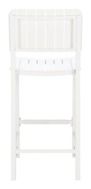 Zuo Modern Kayu Barstool White - Modern Outdoor Seating, Durable Aluminum Construction, Lightweight & Stylish White Aluminum 704149-zuo-modern