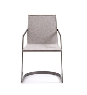 VIG Furniture Jago - Modern White Wash Grey Dining Chair VGVCB825A-GRY