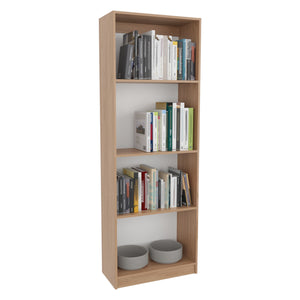 English Elm Bookcase, 11-Shelf Engineered Wood Organizer with Modern Oak & Wenge Finish, Durable, Eco-Friendly Storage Solution Natural Wood 39.37 L x 27.56 W x 3.54 H B097P296879