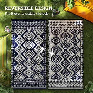 English Elm Portable Reversible Outdoor Rug Polypropylene Uv Resistant Patio Camping Mat T3971P421520
