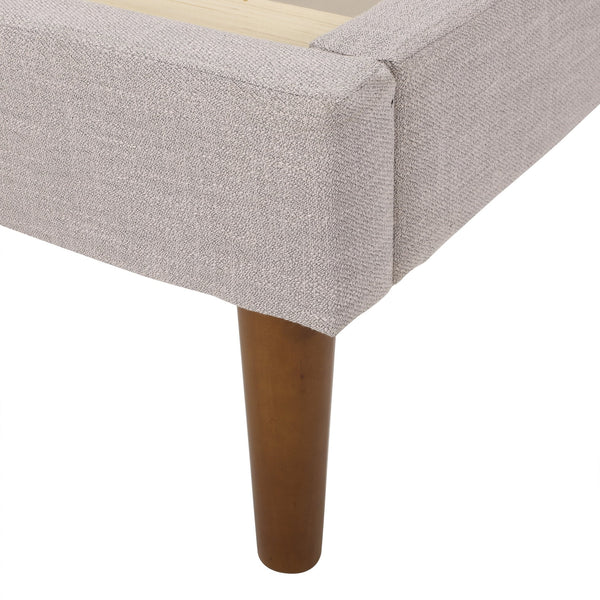 English Elm Christopher Knight Home® - UPHOLSTERY King Size Bed Light Grey Upholstered Button Tufted Headboard Contemporary Fabric Elegant Upgrade N761S6726603L