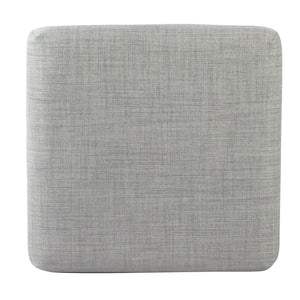 English Elm Open Back Counter Stool Powder Coated Frame Padded Woven Seat for Kitchen Bar B056P417124