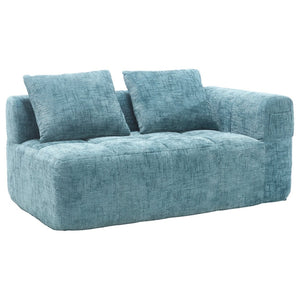 English Elm United Chenille Loveseat Sofa - Modern Minimalist Sleeper For Cozy Living Rooms & Small Spaces W1568P255146-GIGA