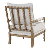 OSP Home Furnishings Fletcher Spindle Chair Linen