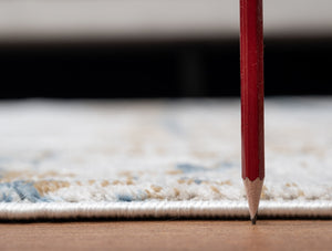 English Elm Elegance Ivory 5'3" X 7'3" Area Rug - Soft, Durable, Kid & Pet-Friendly, Perfect For Any Decor Style B186P181025