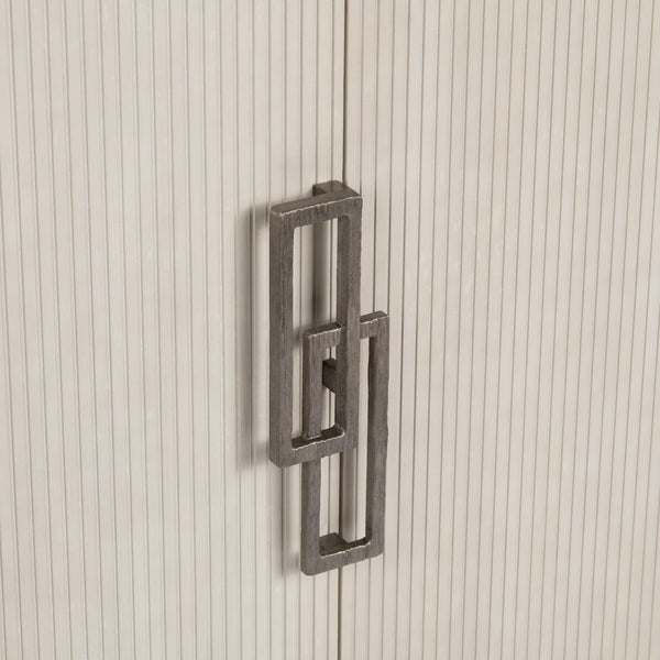 Crestview Collection Transitional Cabinet With Antique Nickel Pulls - Stylish Living Room Storage Solution, No Assembly Required Tan Solid Wood Cvfdr1218