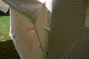 English Elm 9.8x13ft Inflatable Glamping Tent with Canopy Waterproof Air Beam Easy Setup 4 Person W640P244861