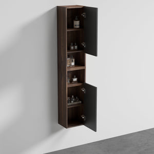 English Elm Cc1014s110.309 Floating Wall Cabinet Walnut Grille Mid-century Bathroom Storage W1865S00180
