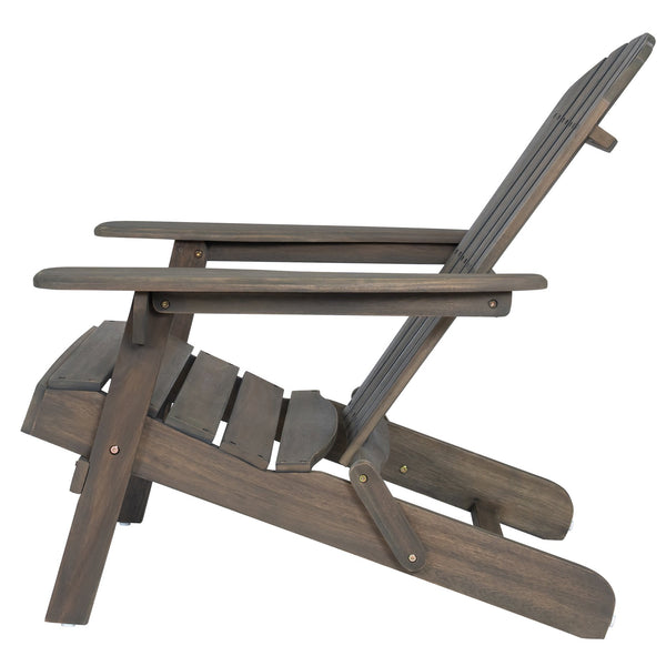 English Elm Christopher Knight Home® - Malibu Adirondack Chair - Foldable Acacia Wood, Rustic Comfort For Patios, Decks & Gardens N770P241668E