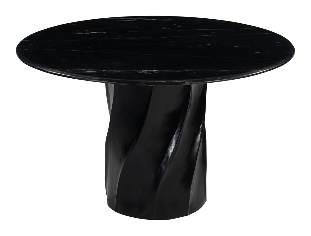 Zuo Modern Kuro Dining Table In Black - Stylish Marble & Mango Wood Design For Modern Dining Spaces Black Natural Marble,Mdf,Mango Wood 110807-zuo-modern