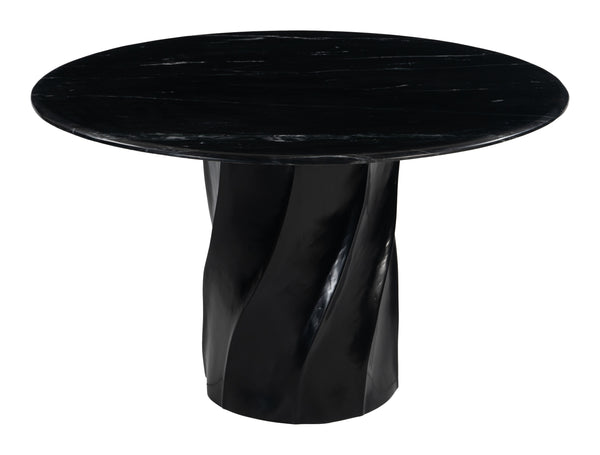 Zuo Modern Kuro Dining Table In Black - Stylish Marble & Mango Wood Design For Modern Dining Spaces Black Natural Marble,Mdf,Mango Wood 110807-zuo-modern
