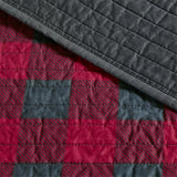 Woolrich Woolrich Check Lodge/Cabin Oversized Quilt Mini Set WR14-1783 Red