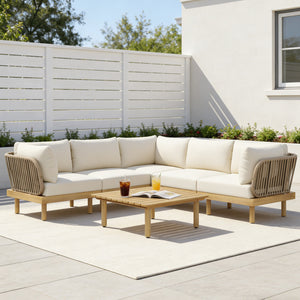 English Elm 6-piece Acacia Modular Outdoor Sectional with Rope Woven Backrests and Resort Patio Style N768P395021L_3_N768P395020L_2_N768P395019L