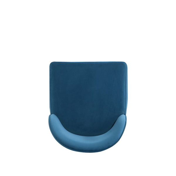 English Elm Hillman Blue Upholstered Dining Chair Set Of 2 - Durable Beech Wood Frame, Plush Comfort & Style B365P397814