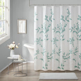 Cecily Modern/Contemporary Burnout Printed Shower Curtain