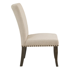 OSP Home Furnishings Hamilton Dining Chair  - Set of 2 Rice