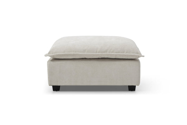 English Elm Contemporary Linen Sectional Sofa with Channel Tufting Solid Wood Frame Corner Seating W1117P276948