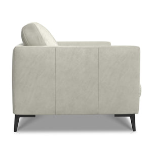 English Elm Stevens 60 Inch Loveseat - Luxurious Eco-Friendly Leather Seating For Compact Spaces, Easy Care B136P364285-GIGA