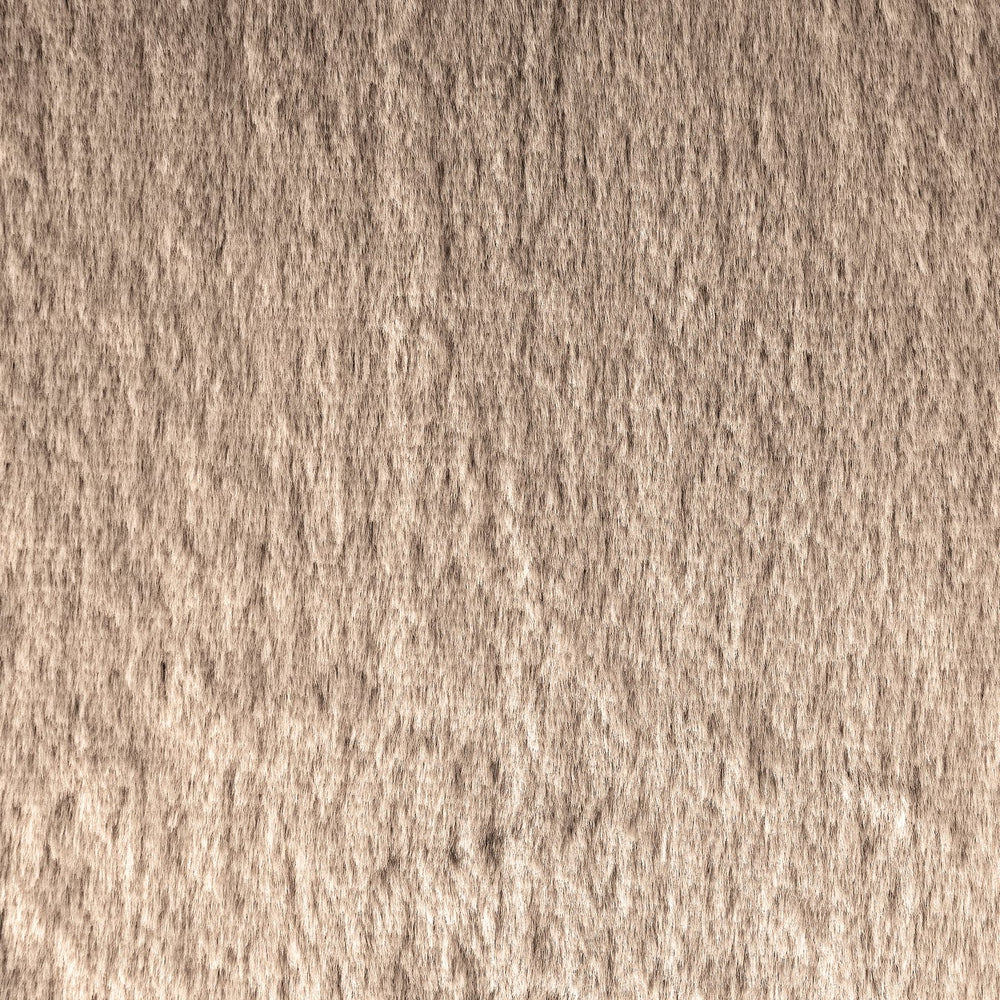 English Elm Phia Camel Upholstered Armless Accent Chair With Legless Low Profile Faux Fur Oval Back Cozy Design B062P299846