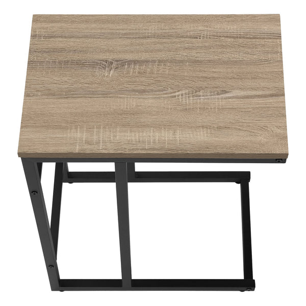 English Elm Accent Table - Contemporary C-Shaped Design For Living Room, Bedroom, Or Office - Versatile & Chic! B2710P218972