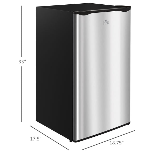 English Elm Homcom Compact Upright Freezer 1.1 Cu Ft with Adjustable Thermostat for Dorm or Office W2225P200921