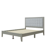 Christopher Knight Home® - Noble House - - Solid Wood Platform Upholstered Headboard Queen Bed