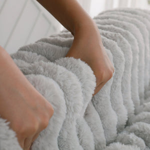 English Elm 3 in 1 Convertible Sleeper Sofa Bed with Plush Fabric, Spring Support, Cozy Skin-Friendly Comfort Light Gray W1767P195964