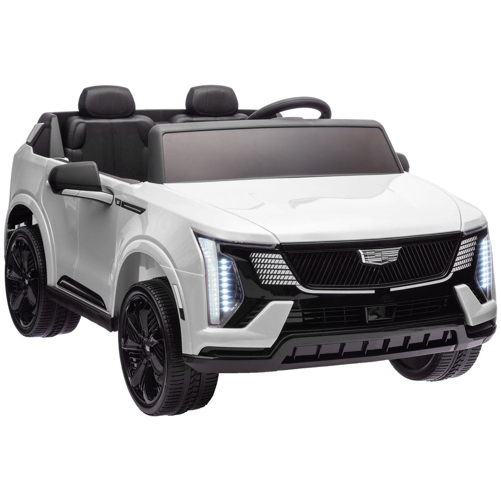 English Elm Qaba Licensed Cadillac Escalade 12v Two Seat Kids Ride on Truck with Remote W2225P249888