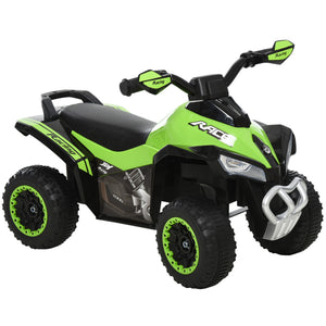 English Elm Aosom Toddler Foot Powered Ride on Atv Toy with Led Lights and Music Buttons W2225P249783