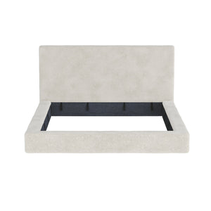 English Elm Airframe Queen Sherpa Chenille Bed Surround Soft Cushioned Frameless Bedroom Wrap W1820P464220